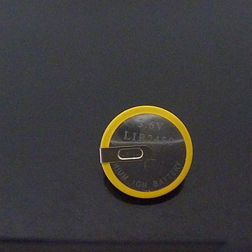 Pile bouton rechargeable Li-Ion LIR 2450 - 3,6V