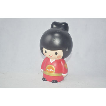 Corea del Sur muñeca forma hucha