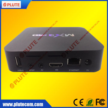La caja elegante Kodi, MXQ favorable, la mayoría del Amlogic popular S905 UHD quad-core 4K 60fps de la TV, apoya H.265
