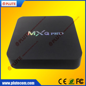 La caja elegante Kodi, MXQ favorable, la mayoría del Amlogic popular S905 UHD quad-core 4K 60fps de la TV, apoya H.265