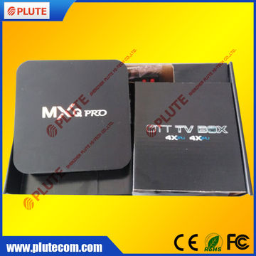La caja elegante Kodi, MXQ favorable, la mayoría del Amlogic popular S905 UHD quad-core 4K 60fps de la TV, apoya H.265