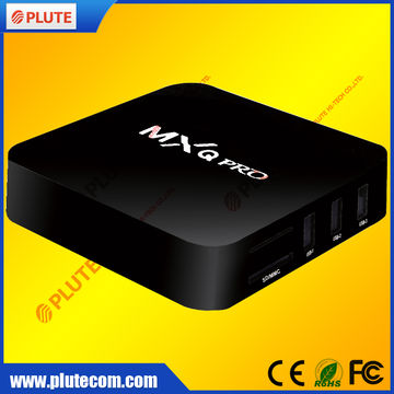 La caja elegante Kodi, MXQ favorable, la mayoría del Amlogic popular S905 UHD quad-core 4K 60fps de la TV, apoya H.265