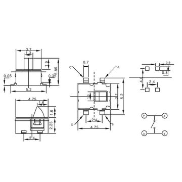 China Micro Switch, Applicable for Mice/Others, 1A/250V AC or 3A/500V ...