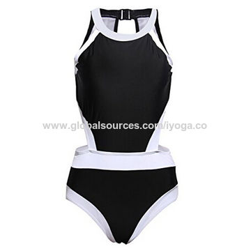 China One Piece High Neck Bathing Suits on Global Sources