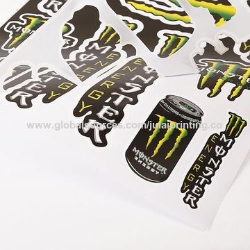 Buy Wholesale China 20x28cm Monster Motorcycle Decorative Stickers/car  Window Decals/monster Blood Car Stickers & Car Stickers at USD 0.25