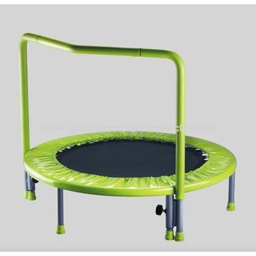china 36 inches mini trampoline with handlebar for kids on global