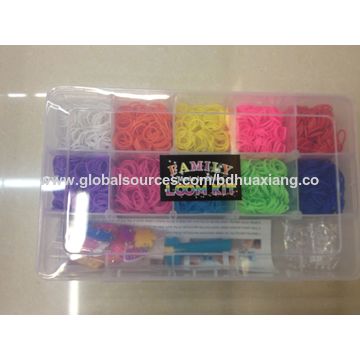 Hot Sell Tie Dye Silicone Loom Rubber Bands Refill with