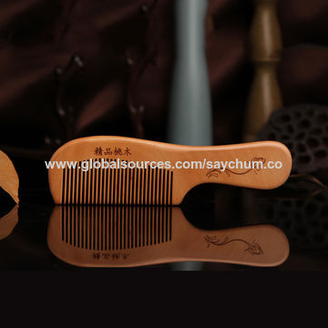 China Anti Static Head Sandalwood Wooden Combs Natural Health Care
