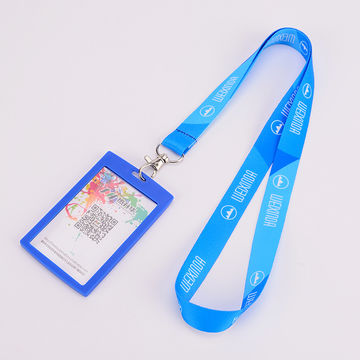 China PVC soft students/ worker ID card holder/badge holder with ...