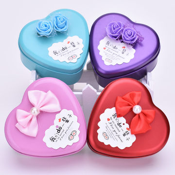 tin heart box