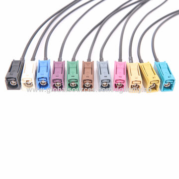 China Fakra Female Connectors, Fakra Code K Straight Jack for RG174 ...