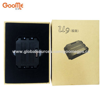 Rastreador GPS para motocicleta U9, seguimiento de SMS web en tiempo real con corte de combustible del motor