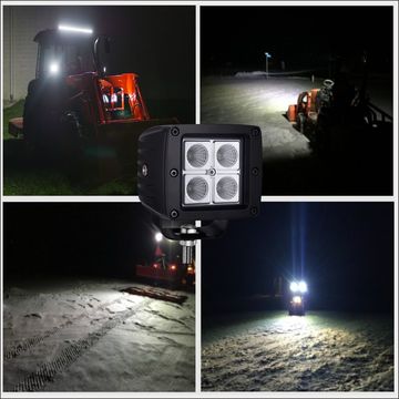 Luzes LED automotivas do trabalho, 100% impermeável &amp; anti-fog, vida útil longa