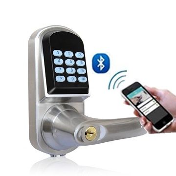 China Mobile Phone Bluetooth Password Smart Door Lock On Global