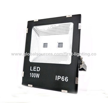 Kit de Carcaça para Refletor LED de 100W, Vidro Temperado, Carcaça para Refletor LED COB - Ideal para Iluminação Industrial