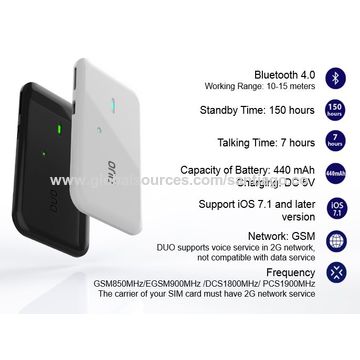 Bulk Buy China Wholesale Duo Tiny Bluetooth Dual Sim Adapter For