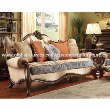 China Traditional Fabric Sofa Set New Design In 2017 For Villa Wood China Traditional Fabric Sofa Set New Design In 2017 For Villa Wood Furniture