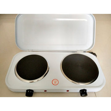 China Double Electric Hot Plate Solid Heating Element 2000w Cast China Double Electric Hot Plate Solid Heating Element 2000w Cast Iron With Cover