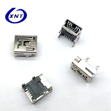 China Micro Usb Connectors Mini Usb Female 5 Pin Smt Solder Tail