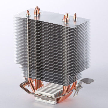 China Aluminum Fins Heat Sink With Copper Heat Pipe For