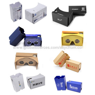 China Corrugated Paper Cardboard, 3D Glasses Virtual Reality BOX VR ...