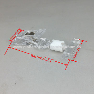 china clear h64mm pop merchandise plastic sign paper card display price label promotion small clips holder - Card Display Holder china clear h64mm pop merchandise plastic sign paper card display price label promotion small clips holder - Card Display Holder