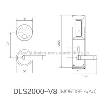 China dls2000-v8 digital door lock on Global Sources,dls2000-v8 digital ...