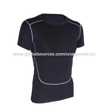 Camisetas de compresión ajustadas para correr