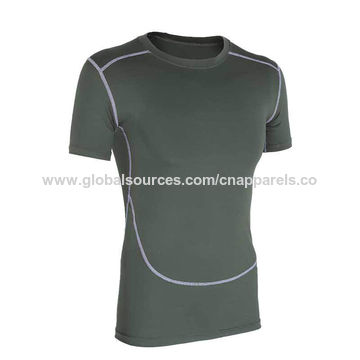 Camisetas de compresión ajustadas para correr