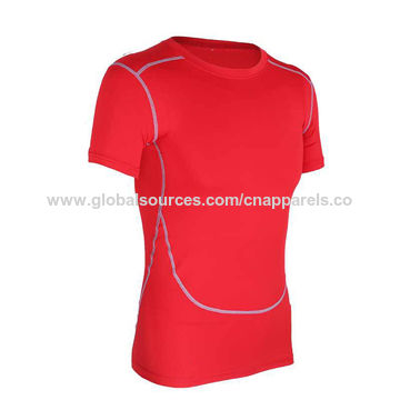 Camisetas de compresión ajustadas para correr