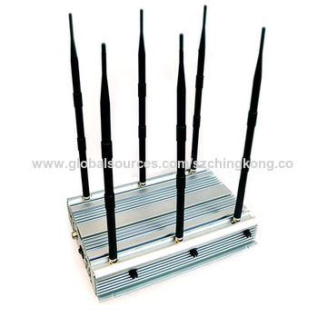 China High Power Cell Phone Jammer Indoor Use, 2G/3G/4G/Wi-Fi 2.4GHz ...