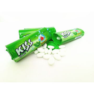 Kiss Candy Watermelon Flavor Mint Candy Freshens Your Mouth