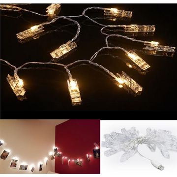 China Warm White Led String Lights Photo Clips On Global Sources