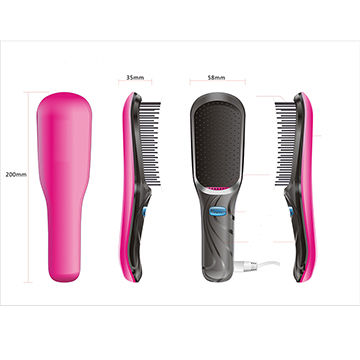 China Anti Static Hair Brush Ionic Tech Rechargeable Battery
