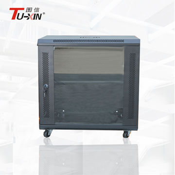 9 Unit Data Rack China Office small floor standing 9ru data cabinet, black coating 9u ...
