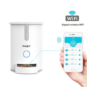 China Paby Fd1 Smart Pet Feeder Automatic Food Dispenser For Cats