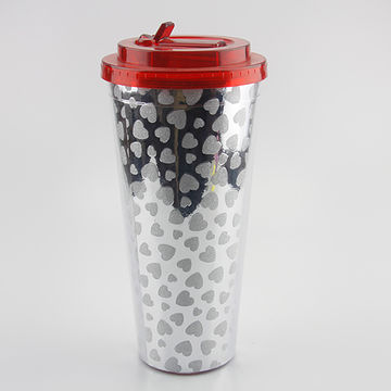 China 22oz 650ml Plastic Coffee Mugs Custom Logo Cups Travel China 22oz 650ml Plastic Coffee Mugs Custom Logo Cups