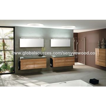 China Modern Wall Mounted Bathroom Vanity Double Sink China Modern Wall Mounted Bathroom Vanity Double Sink Cabinets