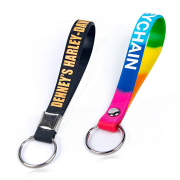 China Factory Silicone Keychain Bracelet Keyring Custom Rubber China Factory Silicone Keychain Bracelet Keyring Custom Rubber