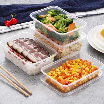 Buy Wholesale China Microwaveable Takeaway Disposable Transparent Plastic  Food Container Eco-friendly Pp Box & Disposable Plastic Food Container at  USD 0.08