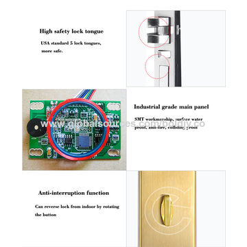 China Electronic Door Locks Hotel Lock Keypad Door Lock