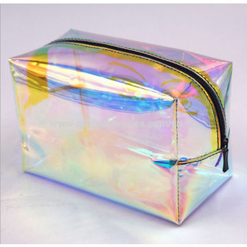 Hong Kong Sar Hologram Pvc Makeup Bag Transpa Laser