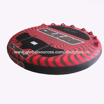 China High quality inflatable towable 100 inch round tube boat for ...