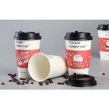 christmas paper cups with lids