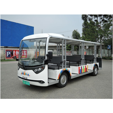 China 23 passengers battery power electric shuttle bus electric ...