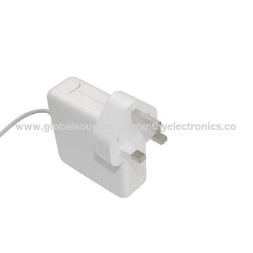 Cargador adaptador de CA/CC con enchufe del Reino Unido para cargador de batería A1435 para fuente de alimentación de MacBook