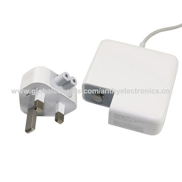 Cargador adaptador de CA/CC con enchufe del Reino Unido para cargador de batería A1435 para fuente de alimentación de MacBook