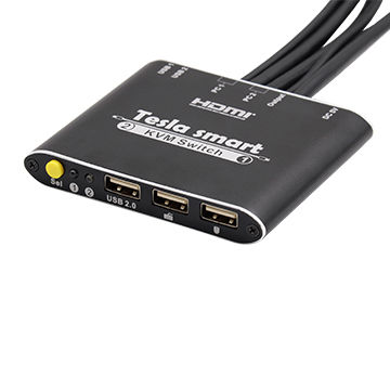 Commutateur KVM HDMI commutateur USB 2.0 pour imprimante moniteur clavier  souris 2 pièces partageant 1 appareil 4K/30Hz commutateur KVM HDMI VGA