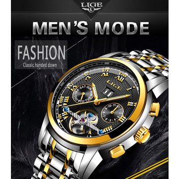 Buy China Wholesale 2018 Watch Lige Men s Watches Top Brand Luxury Business Automatic Watch Men Full Steel Sport Watch China Wholesale Watches 33 Globalsources