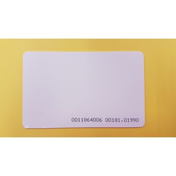 Taiwan RFID PVC ISO Card, White, TKS50 (ISO 14443A Compliant), 13.56MHz ...